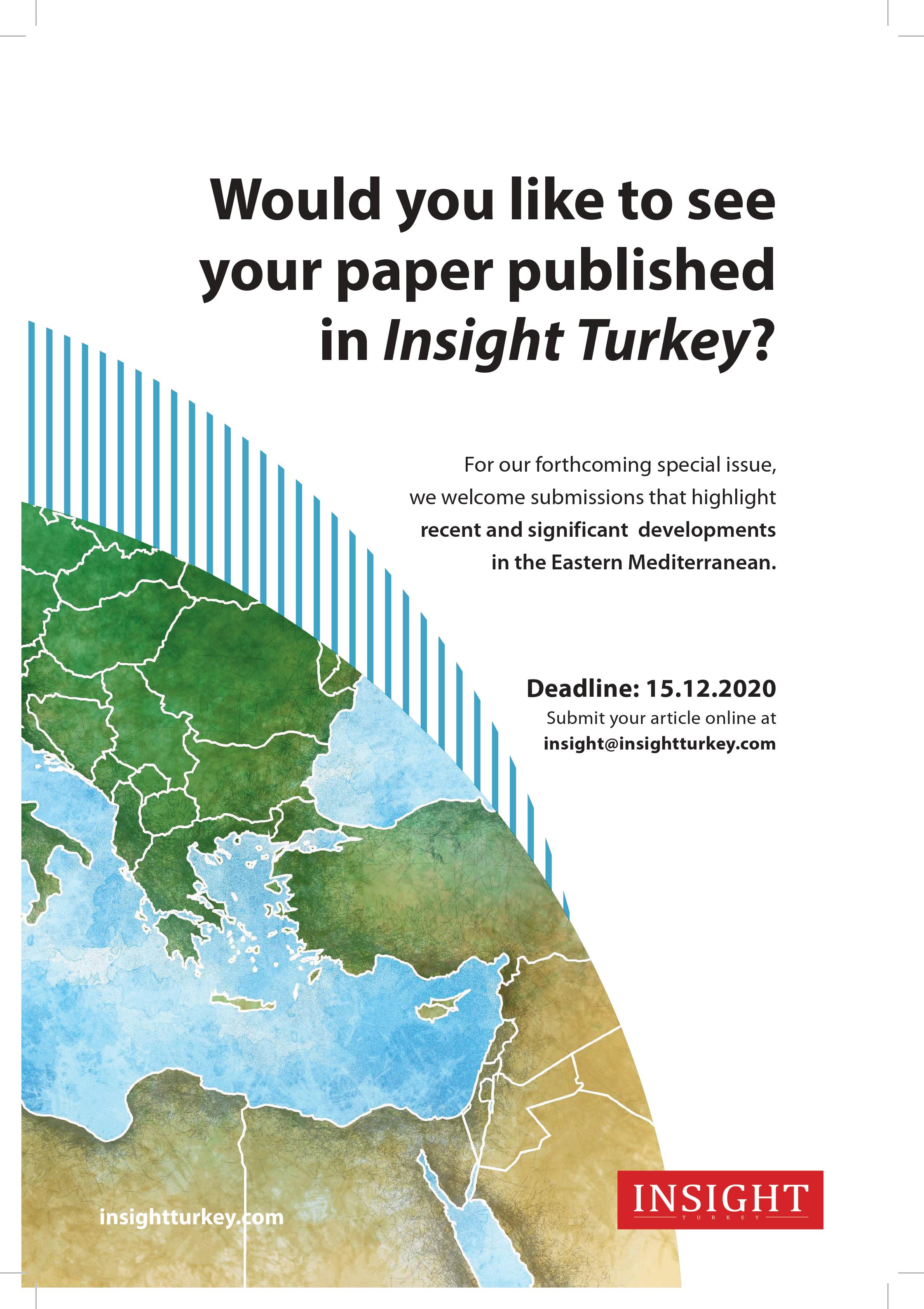 Call for Papers Eastern Mediterranean